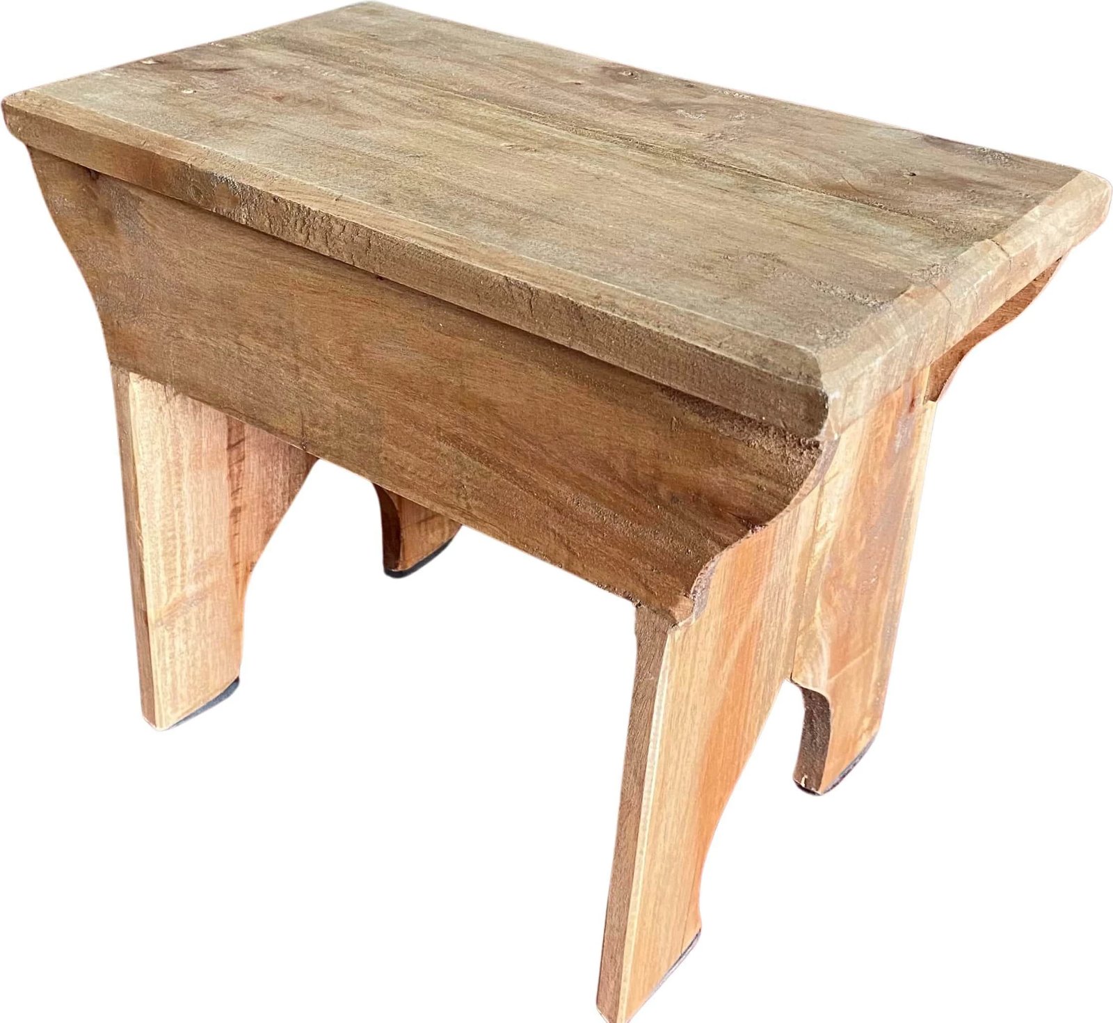 Stol Nextdeco prej druri mahogany, H24xW40xD24cm