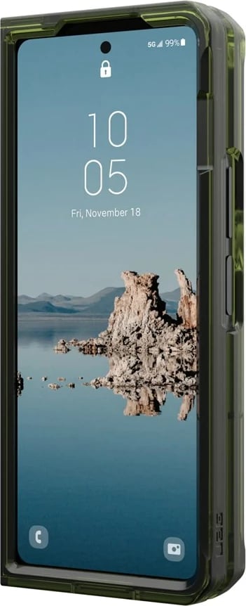 Mbështjellës për celular Samsung, Urban Armor Gear 21421511723A, Cover, 7.6", Gjelbër/Transparent