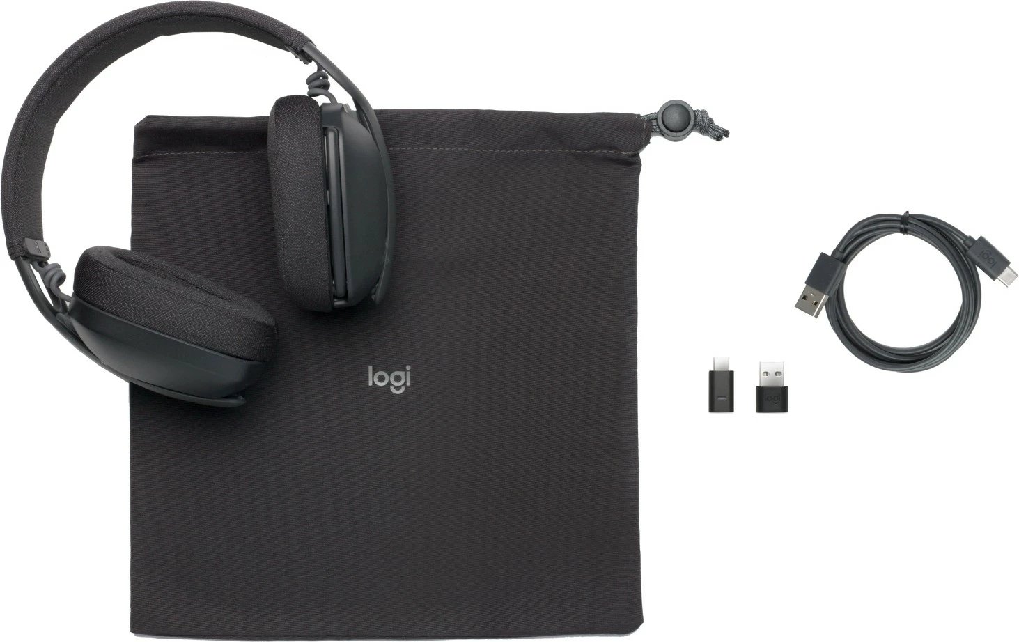 Kufje Logitech Zone Vibe Wireless, Bluetooth, USB-C, grafit
