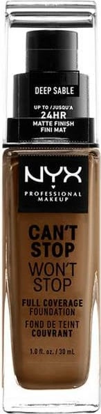 Fondatinë NYX Can't Stop Won't Stop Deep Sable 30ml