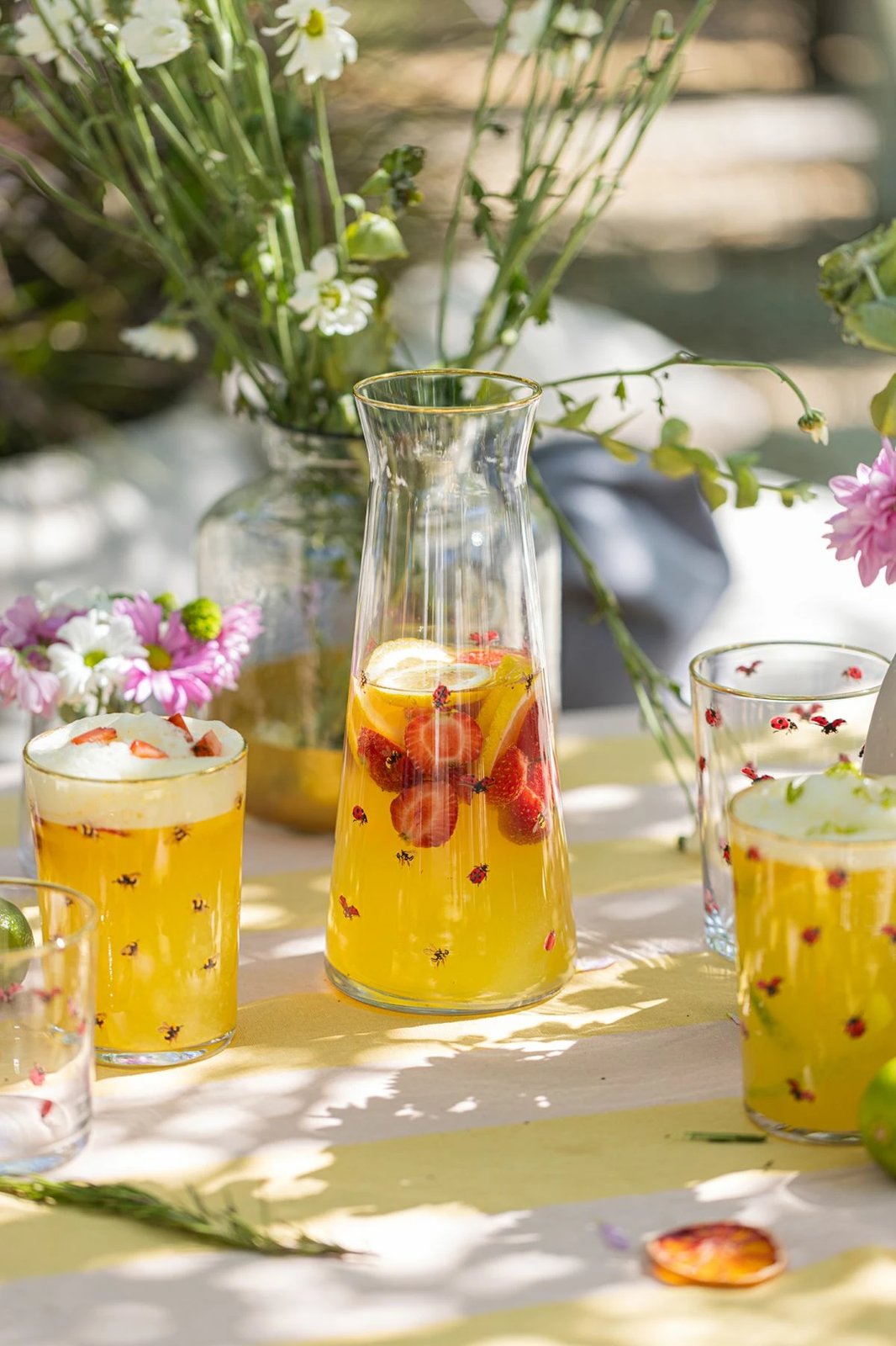 Shishe qelqi dekorative, ngjyrë ari, Hermia Concept, Lady Bird