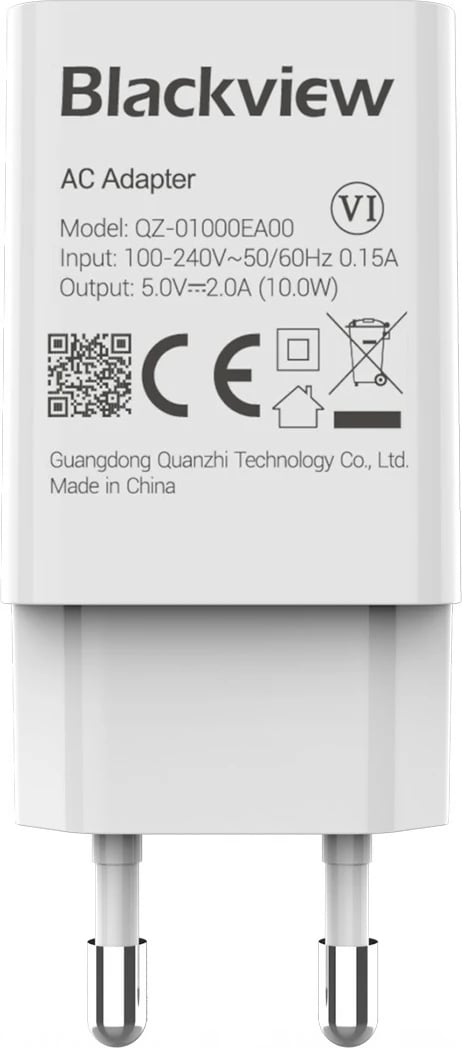 Karikues muri Blackview CHAR-10W/BV, 10W, 1x USB Type-C, Bardhë