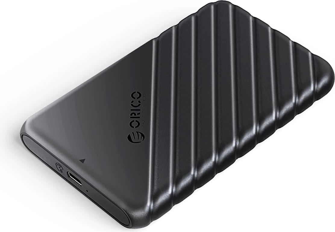 Kasë Orico 25PW1C-C3 për HDD/SSD 2.5", USB-C 3.1, 5Gb/s, e zezë