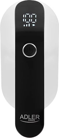 Heqës pushash Adler AD 9618, LCD, 3 shpejtësi, bateri 2000mAh, kokë 6.5 cm, USB-C, bardhë-e zezë
