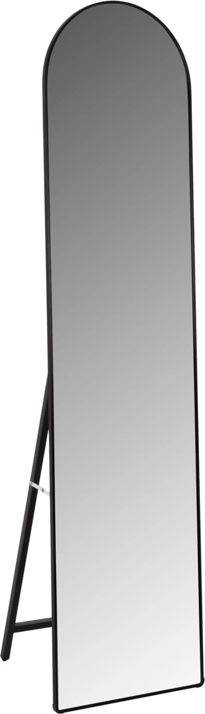 Pasqyrë qëndruese JOELY FH9578.01 kornizë alumini ngjyrë zezë 40x31x160Hcm