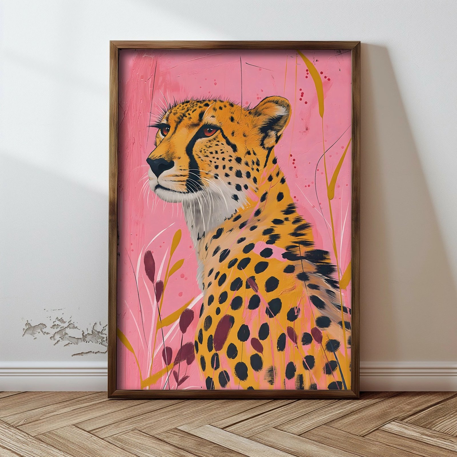 Pikturë dekorative me kornizë, MDF, shumëngjyrëshe, GE138-L