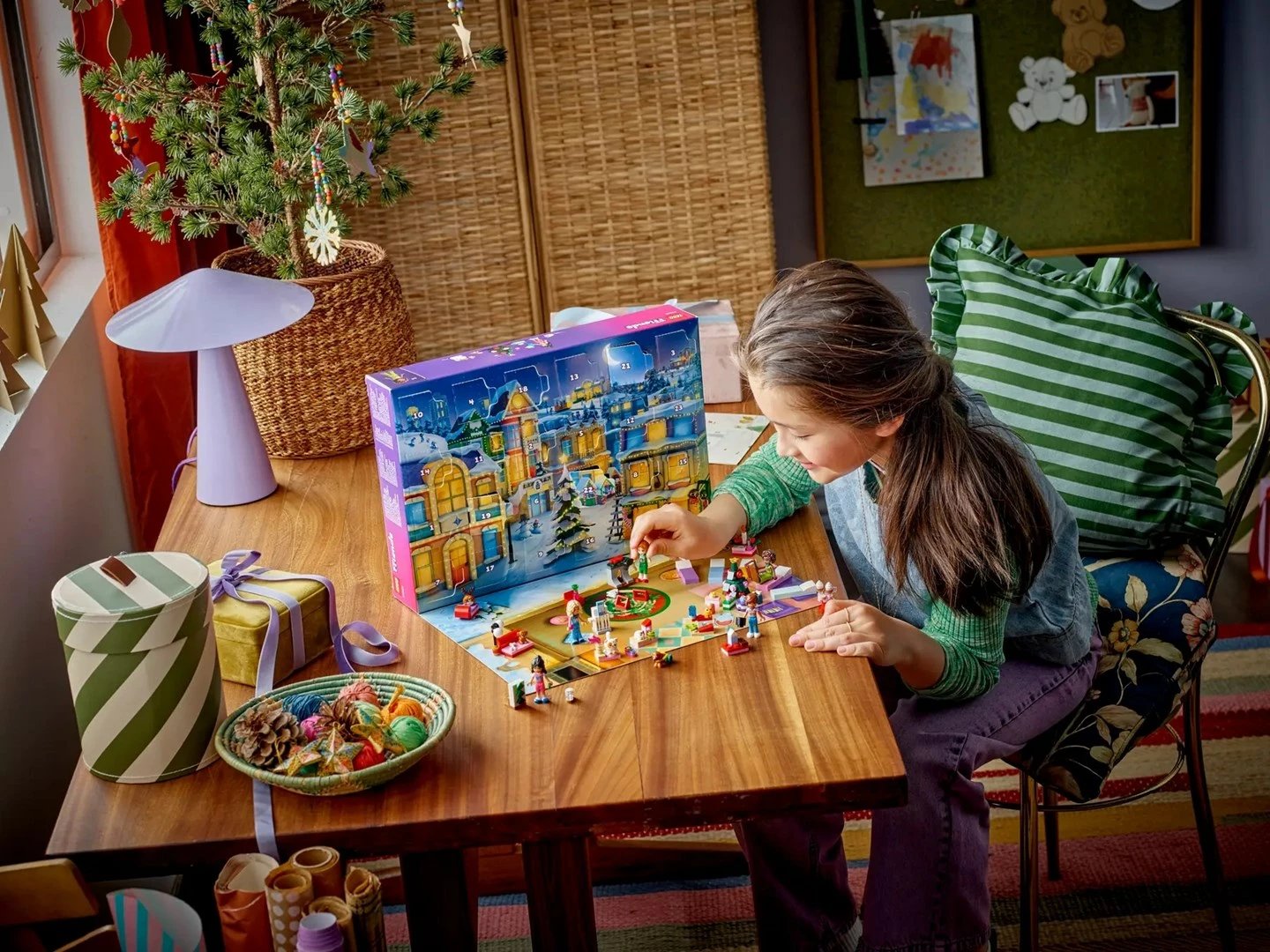 Kalendar advent LEGO Friends 42668, 237 pjesë, 5 minifigura, për fëmijë, shumëngjyrësh