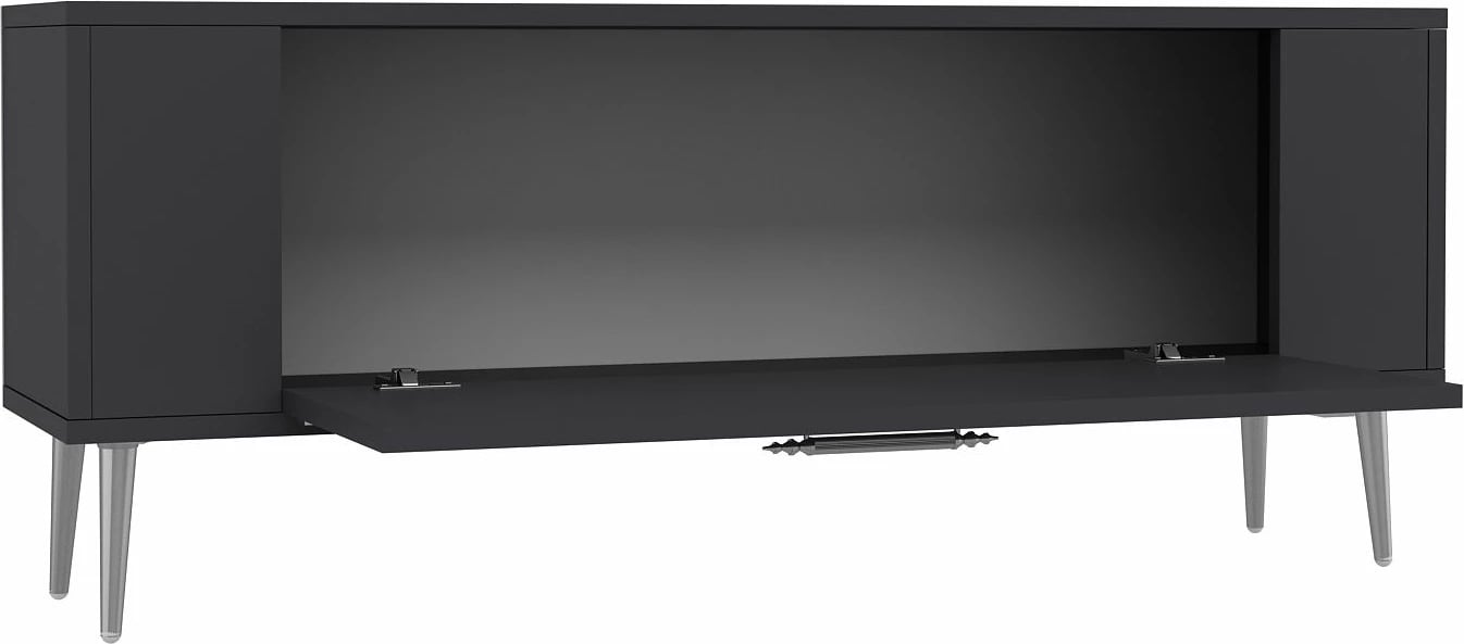 Komodë TV Skye Decor, Retrolp1, anthracite, silver