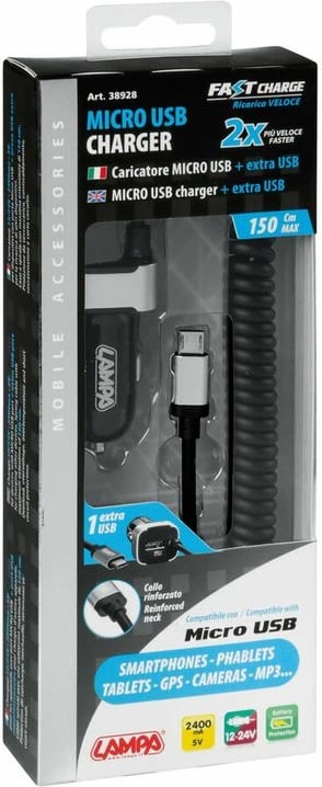 Mbushes Micro Usb 2400 Ma 12-24v