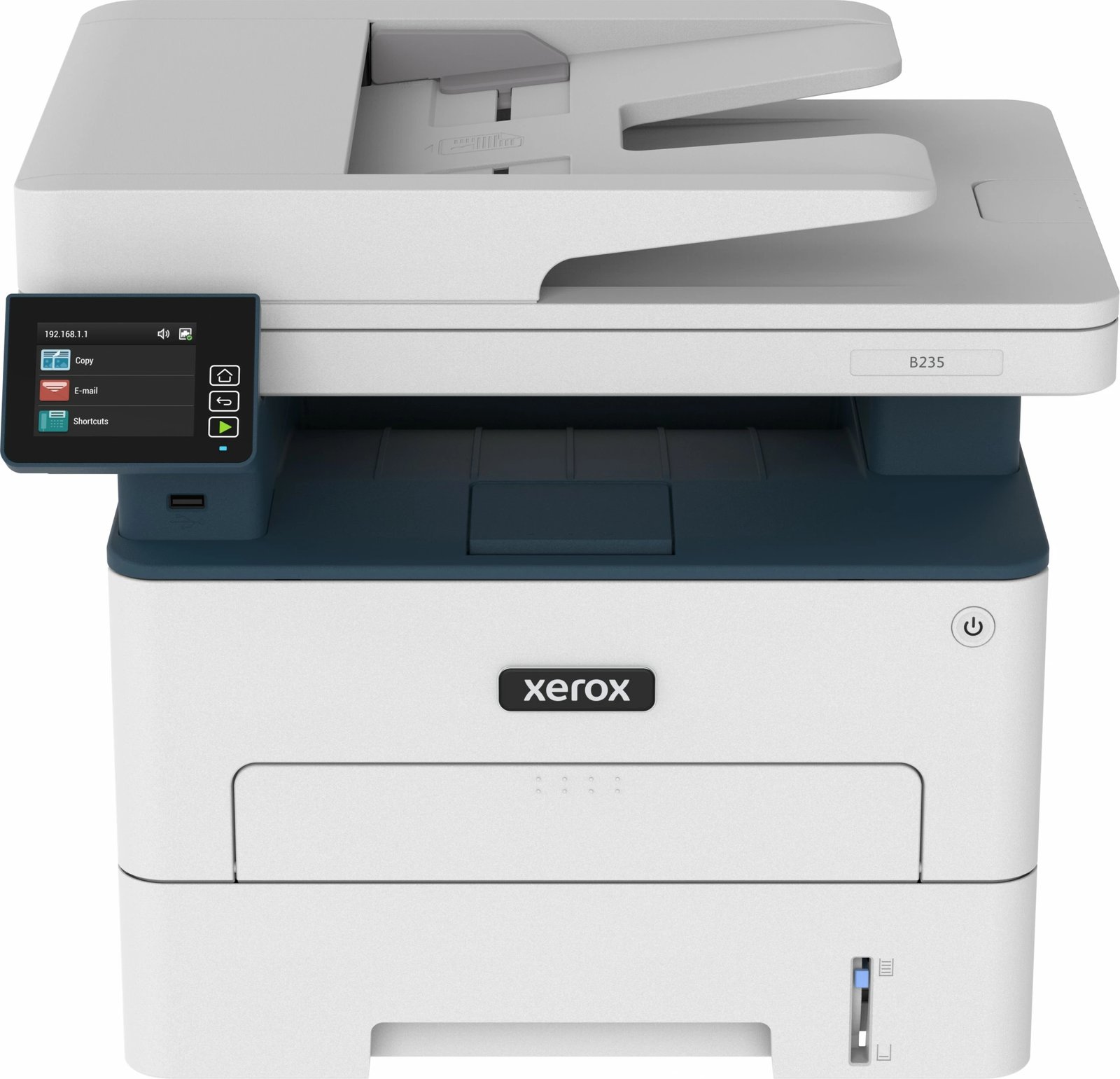 Printer multifunksional Xerox B235, laser, mono, wireless, duplex, A4, 251 fletë, bardhë/blu