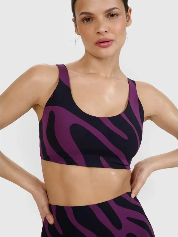 Bra sportiv për femra 4f, me print