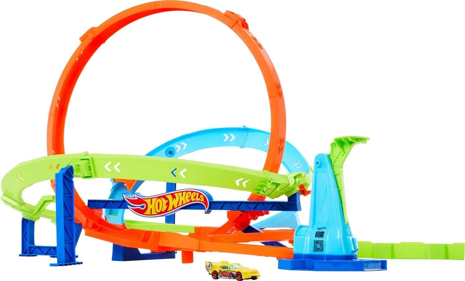 Set pistë makinash Hot Wheels Twisted Tornado, 1:64, shumëngjyrësh