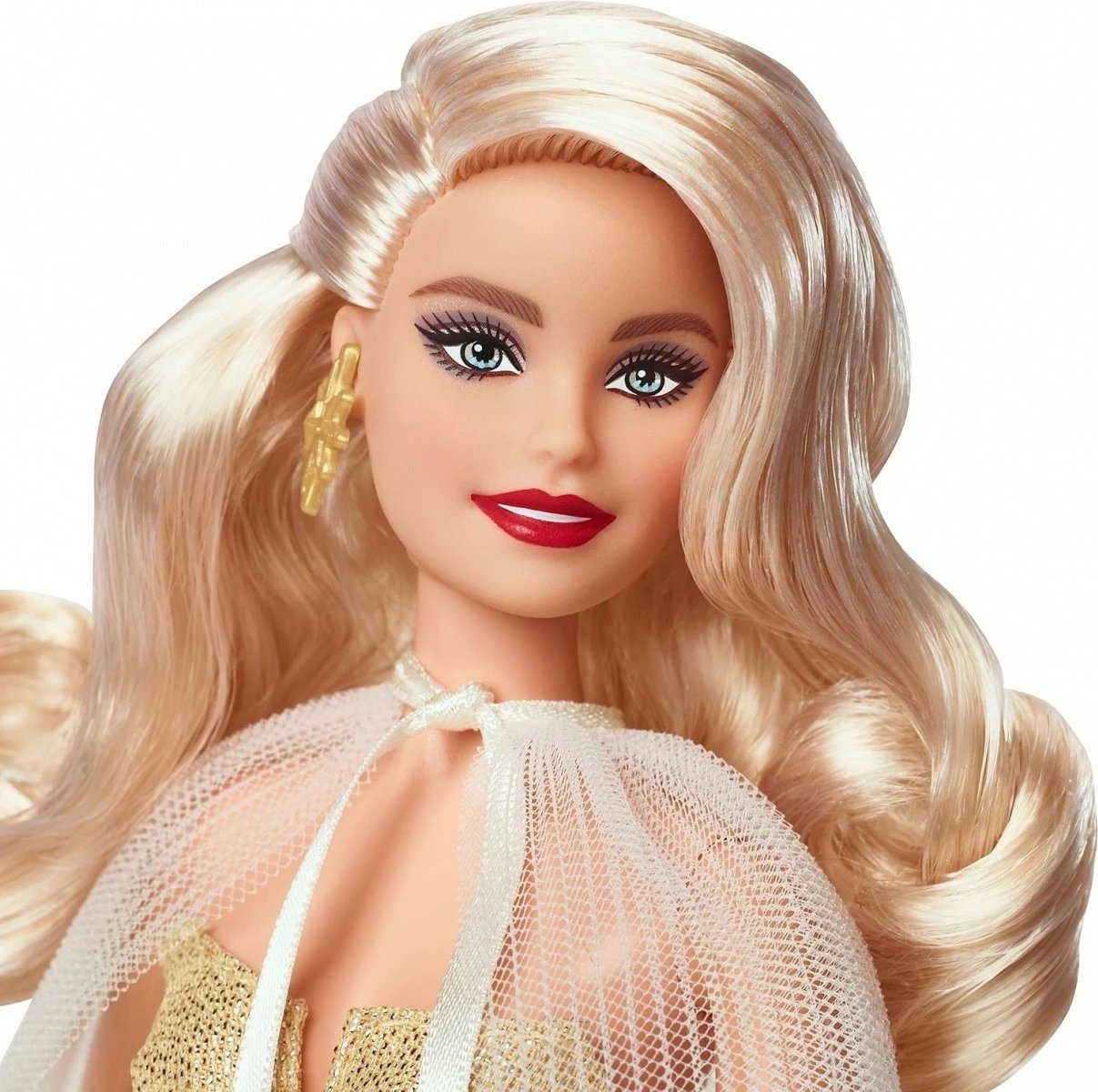 Kukull Barbie Signature Holiday Edition 2023, Mattel, HJX04, flokë të verdha