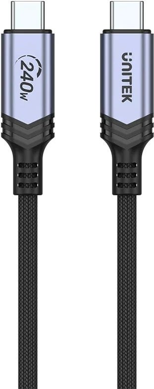 Kabllo USB-C UNITEK, 240W, 2 metra