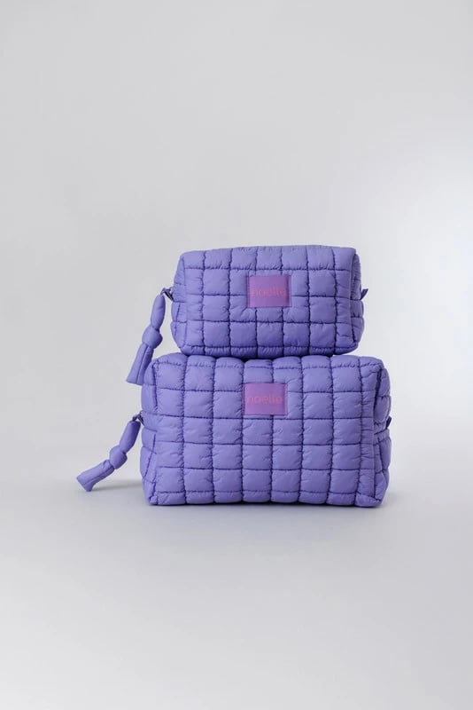 Noelle Cosmetic Bag Bubble Pouch Purple - big