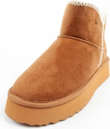 Çizme të shkurta për femra Wrangler, kafe