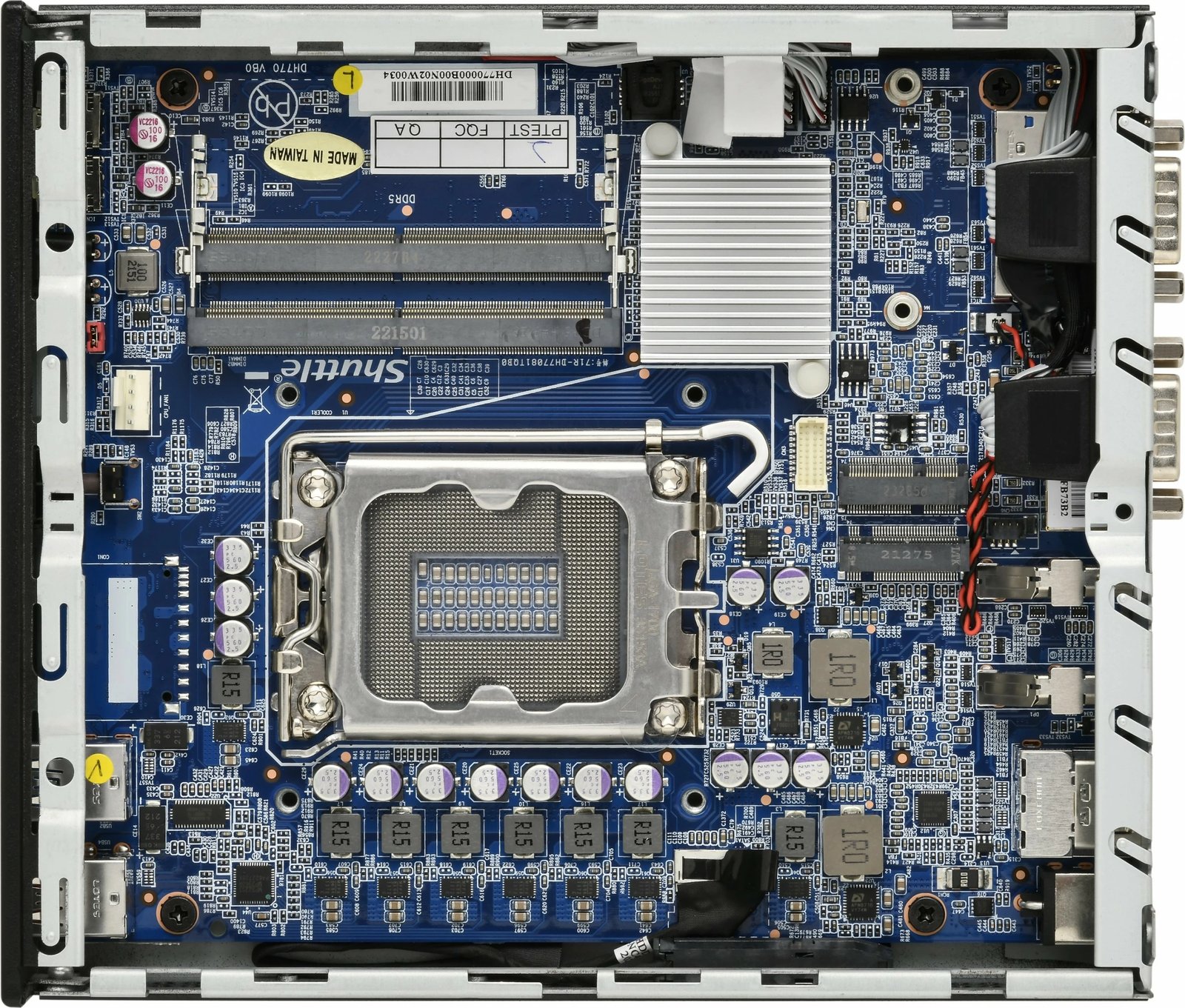 Mini PC Shuttle DH770, Intel H770, LGA 1700, DDR5-SDRAM, metal