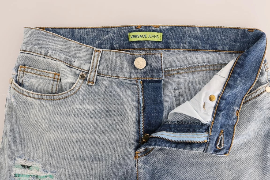 Xhinse për femra Versace Jeans, të kaltërta