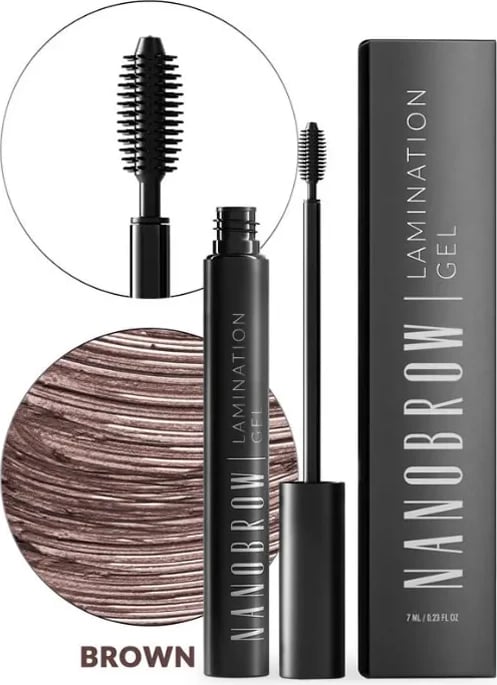 Xhel për laminim vetullash Nanobrow Lamination Gel Brown 7ml