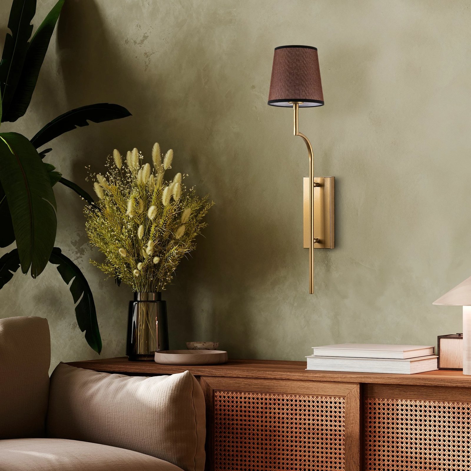 Llambë muri Opviq, Lumora - 15332, ngjyrë ari dhe kafe