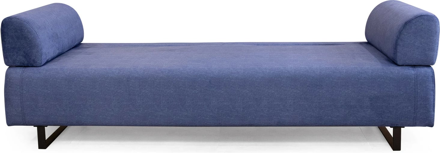 Divan-krevat treshe Infinity me tavolinë anësore, ngjyrë kaltër