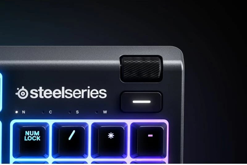 Tastierë gaming SteelSeries për meshkuj, e zezë