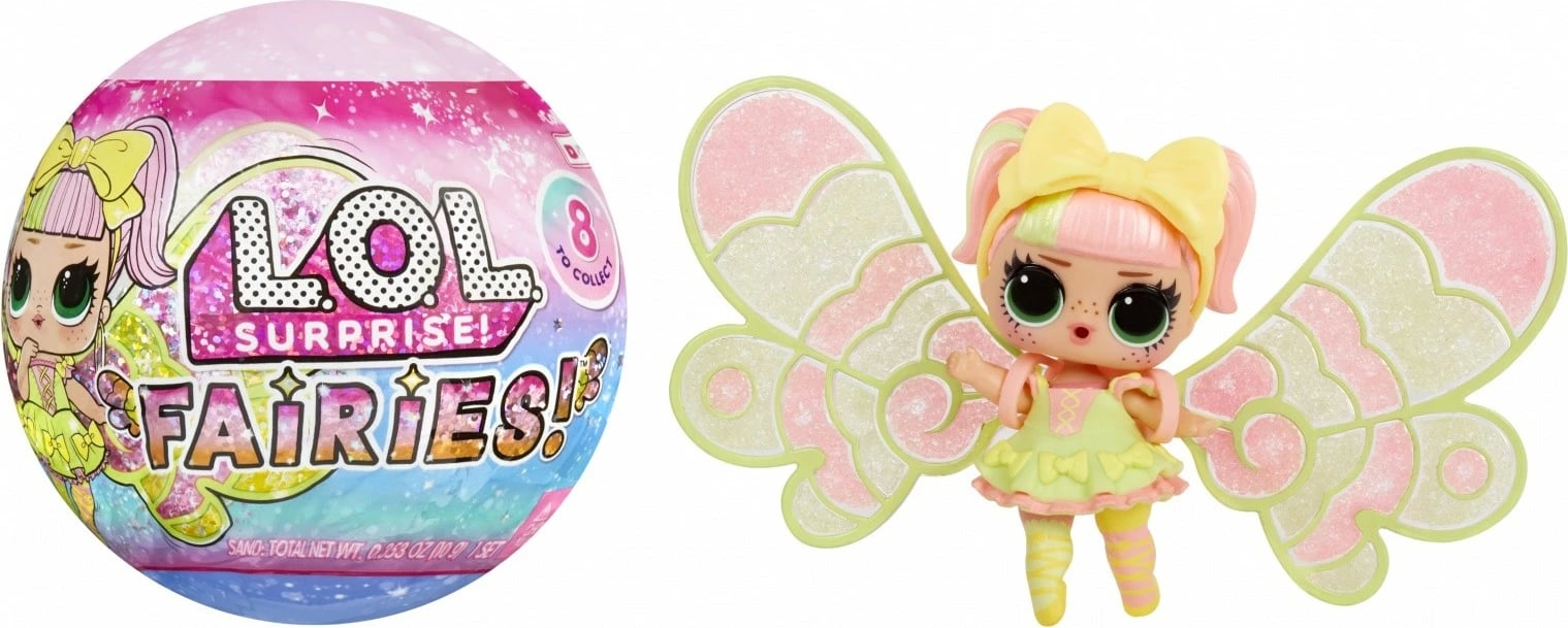 Kukull L.O.L. Surprise Fairy, MGA, 1 copë, shumëngjyrëshe Kukull L.O.L. Surprise Fairy, MGA, 1 copë, shumëngjyrëshe