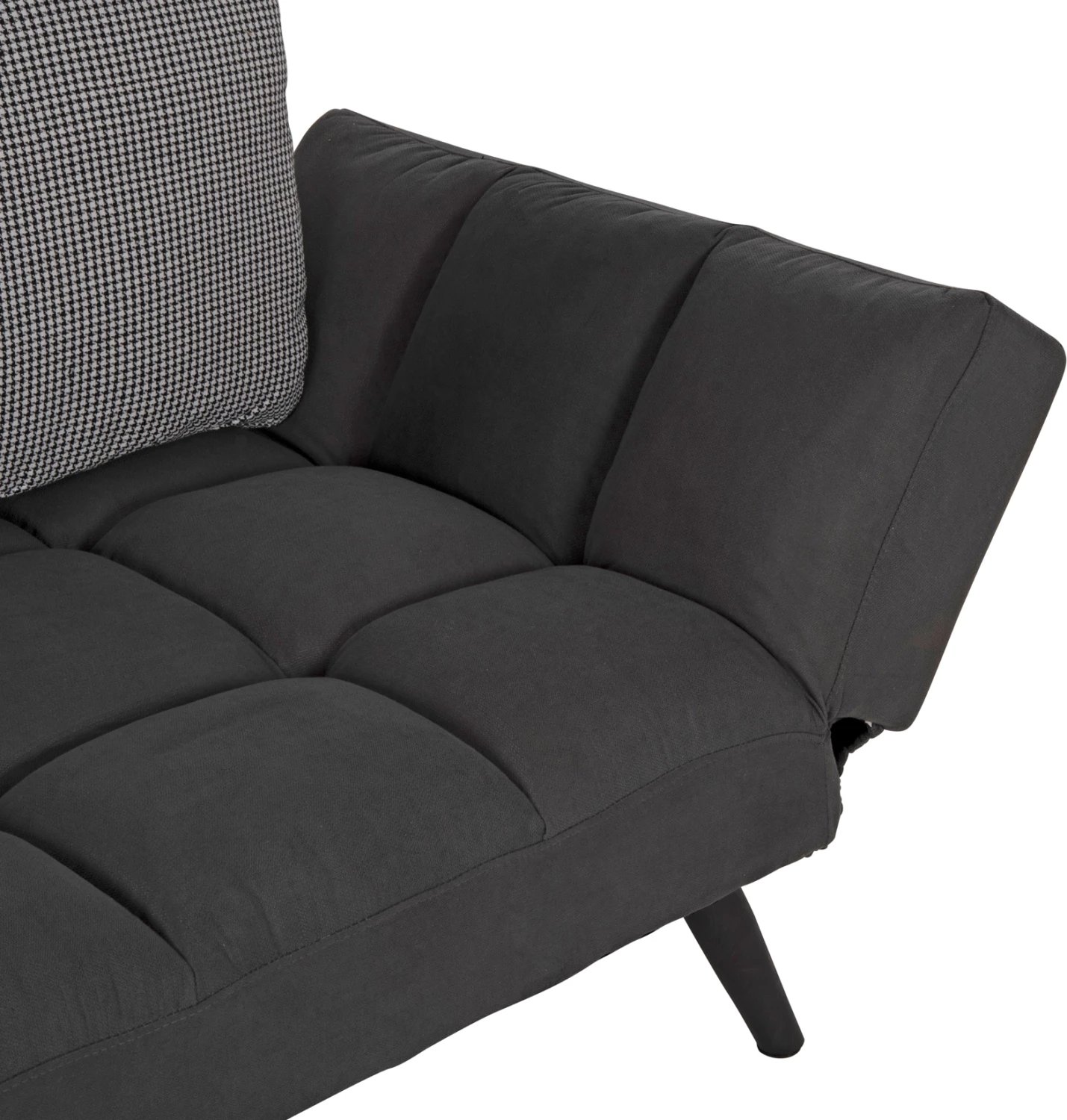 Divan 3 vendësh FH3169.01 GRI me Jastëkë 165-190x75x89Η cm