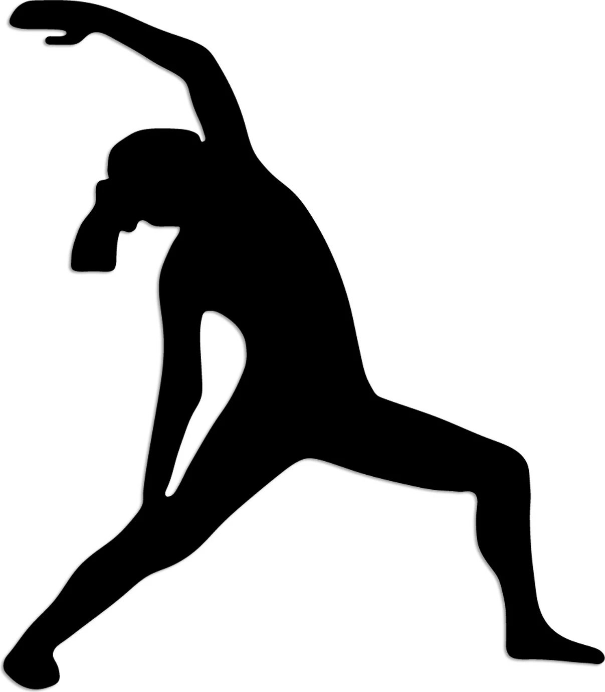 Aksesor dekorativ metalik për mur, Wallity, Yoga 5