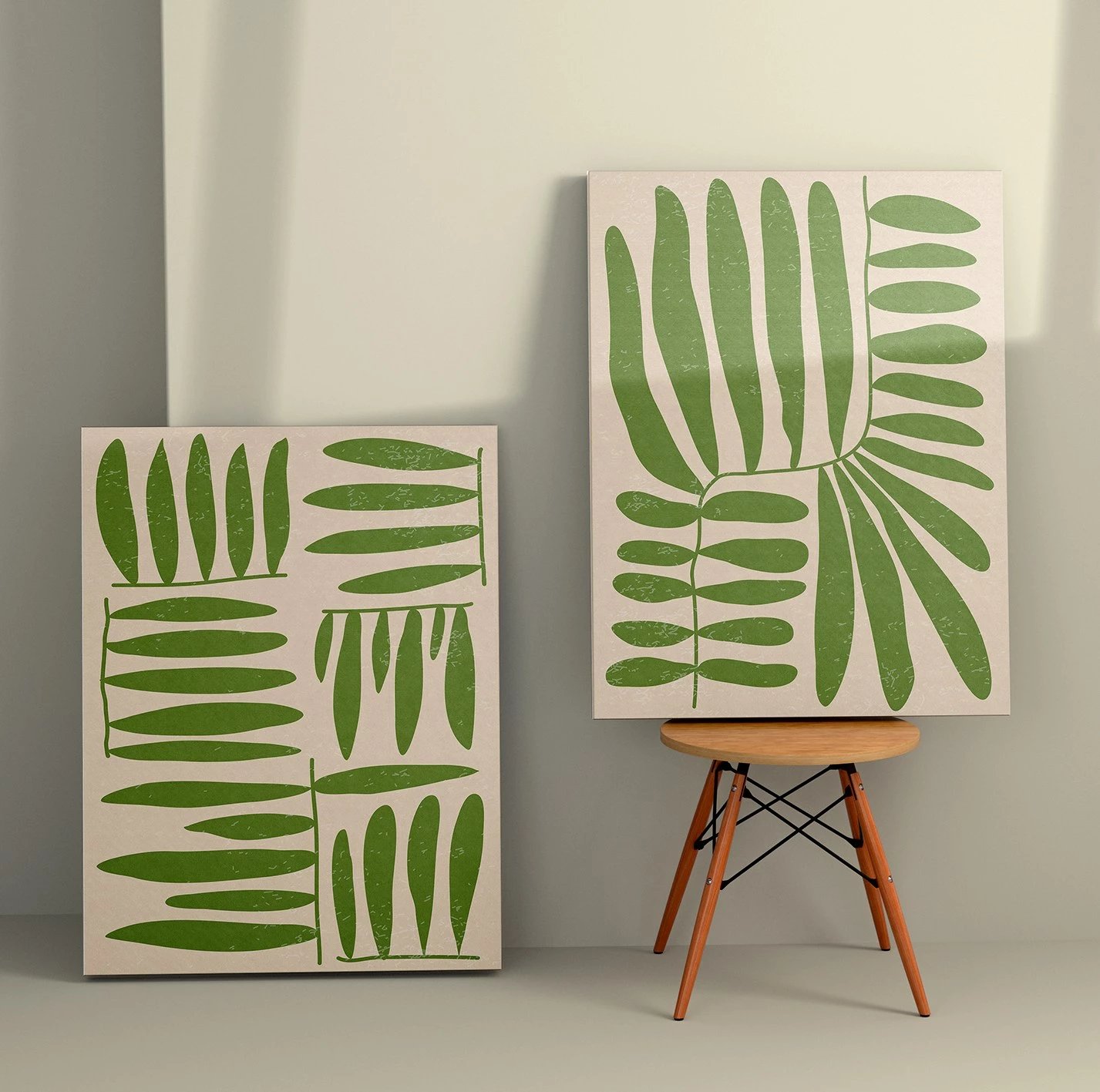 Pikturë dekorative në kanavacë (2 copë), Wallity, 2KNV4330, 50x70