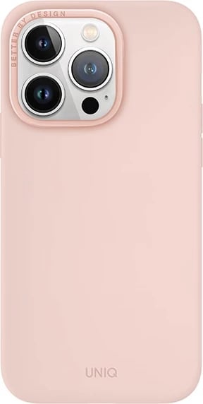 Mbështjellës UNIQ Lino Hue Magclick për iPhone 15 Pro, rozë