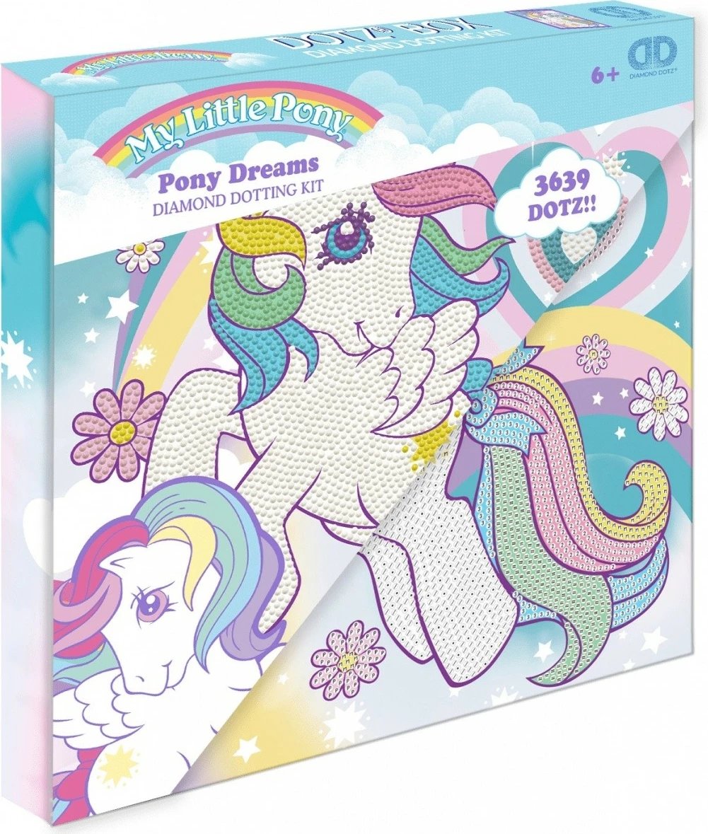 Set mozaiku Diamond Dotz Dante Pony Dreams Box, 28x28 cm, shumëngjyrësh