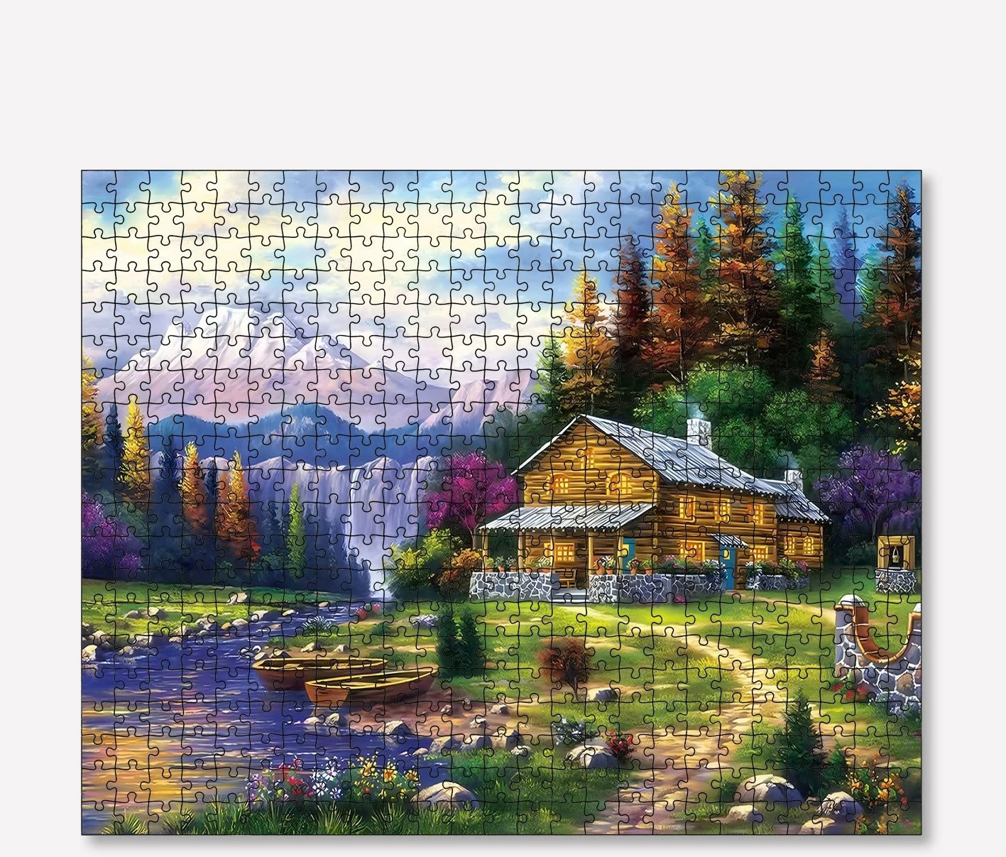 Puzzle 500 copë, Evila Originals, shumëngjyrësh, PZL_050_500