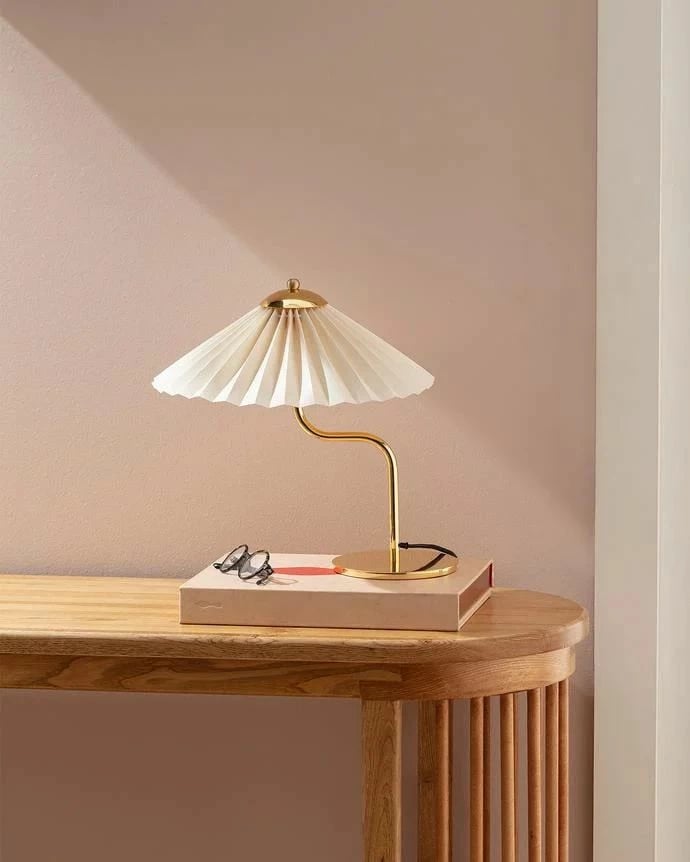 Llambë tavoline Opviq Miranda, ngjyrë ari