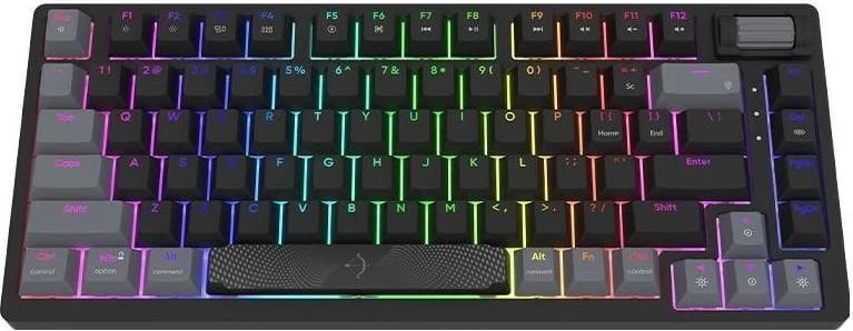 Tastierë AQIRYS Adara Mini, RGB, mekanike, me mikrofon, ngjyrë zezë-gri Tastierë AQIRYS Adara Mini, RGB, mekanike, me mikrofon, ngjyrë zezë-gri