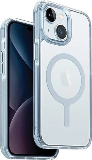 Mbështjellës UNIQ Combat Magclick Charging për iPhone 15 Plus / 14 Plus, i kaltër i çelët