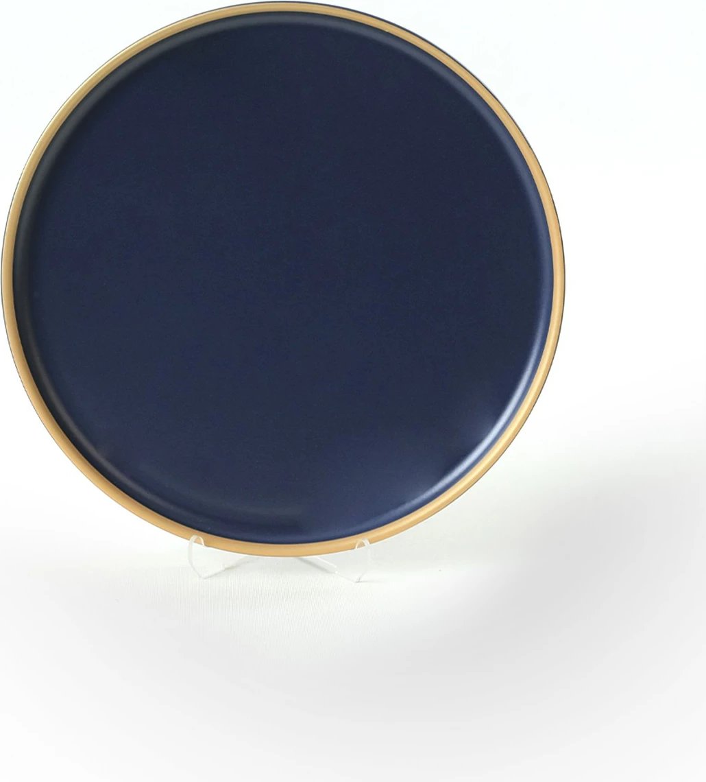 Set enësh darke prej qeramike (24 copë), Hermia Concept, TY039124F993A841700MAET000, ngjyrë kaltër e errët