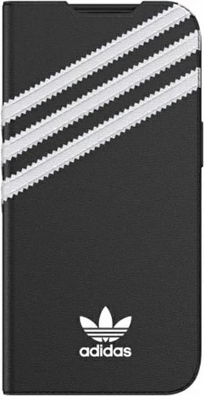 Mbështjellës Adidas OR Booklet Case PU për iPhone 13/13 Pro 6.1", zi-bardhë