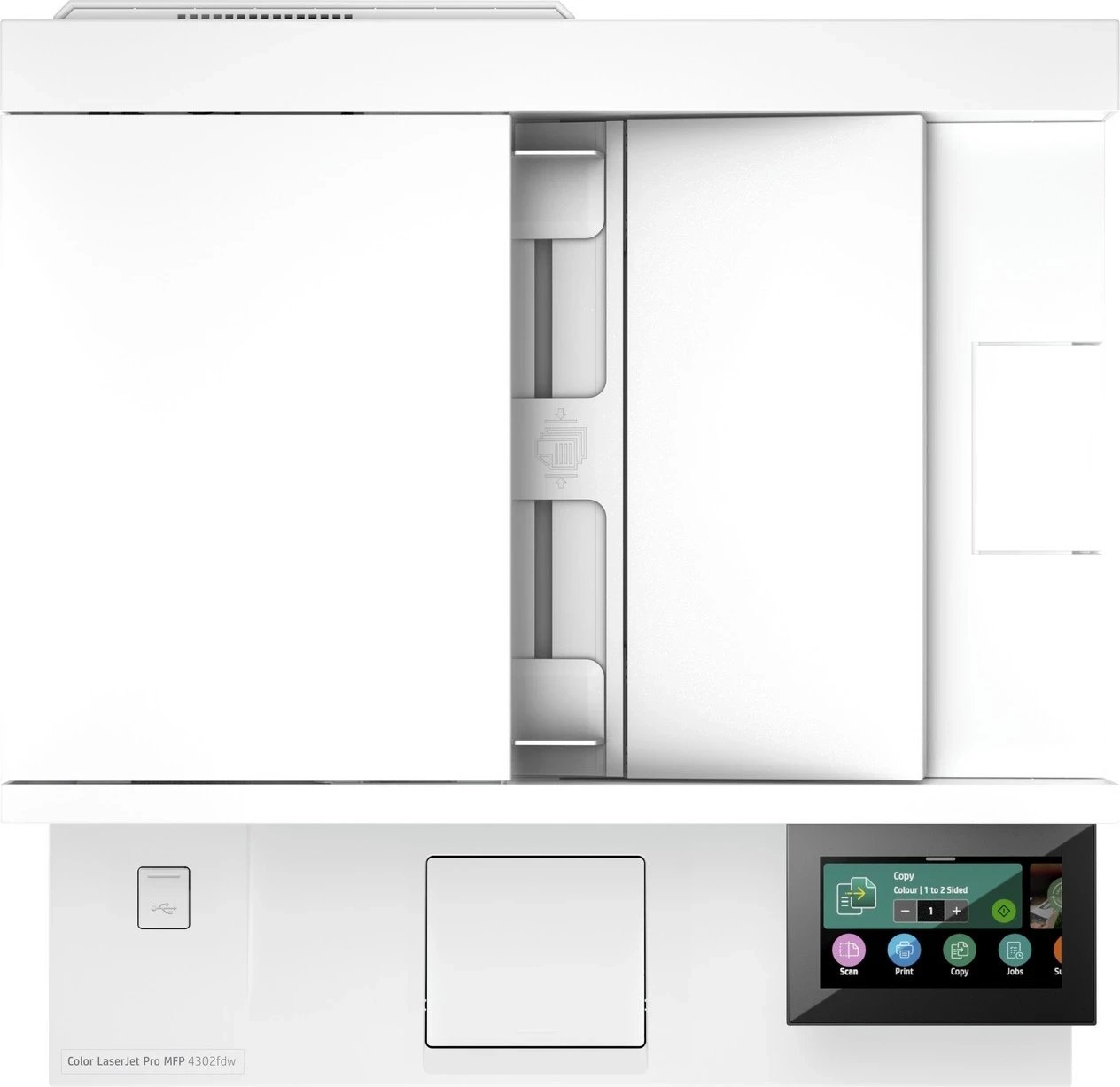 Printer HP Color LaserJet Pro 4302fdw, Faks, Duplex, WiFi, BT, Bardhë-Kaltër