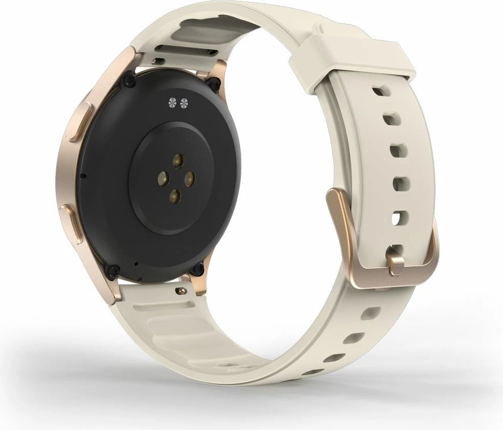 Smartwatch Hama 8900 GPS AMOLED 1.32", rrip silikoni bezhë, Gold