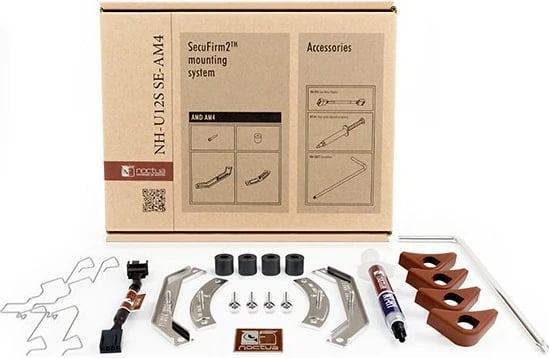 Ftohës procesori NOCTUA NH-U12S SE-AM4, 12cm, për Socket AM4, bezhë/kafe