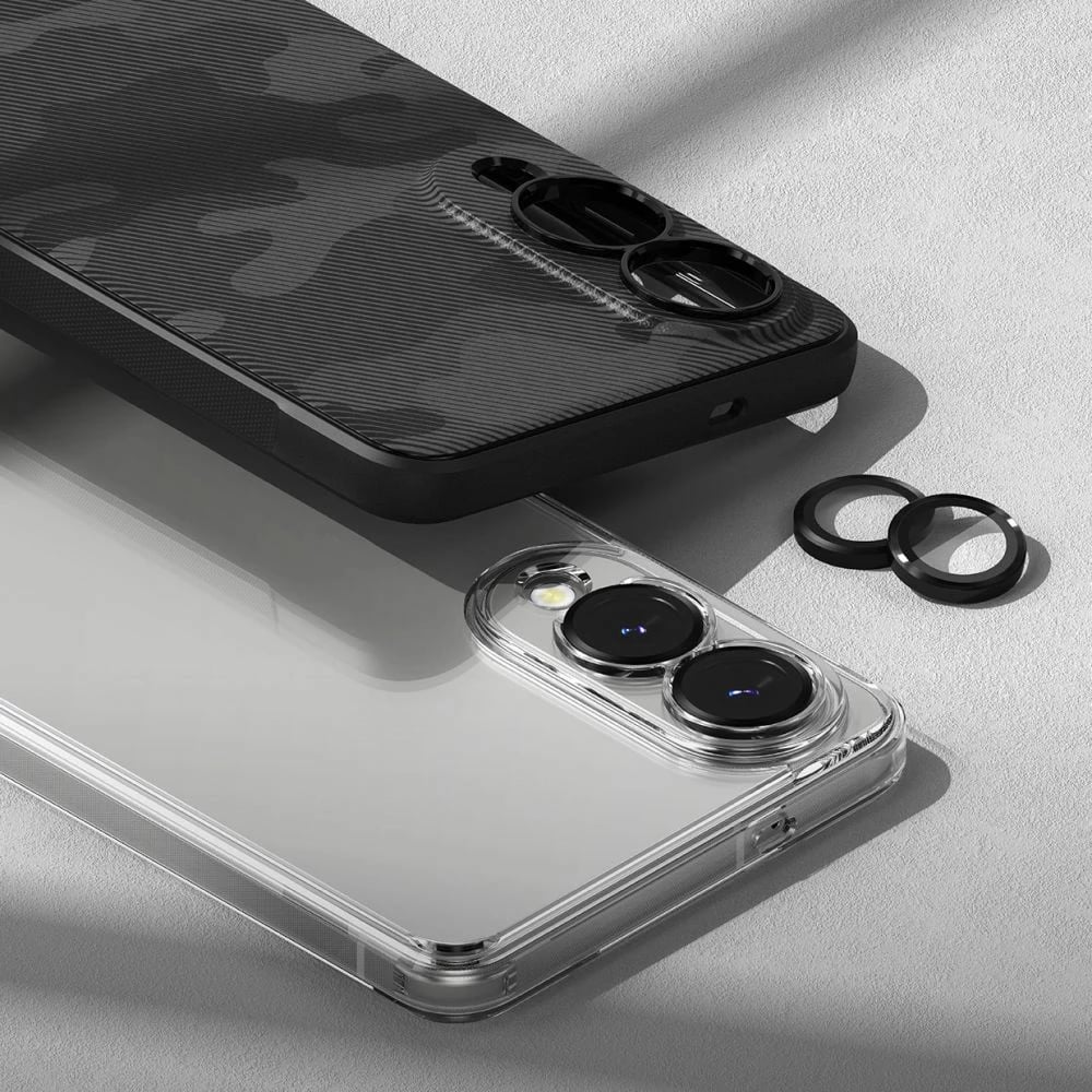 Mbrojtës xhami për kamerë Ringke për Samsung Galaxy S25 Edge, Transparent, 2 copë