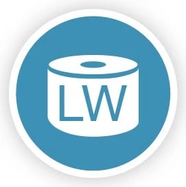 Etiketa printeri DYMO Large Return Address Labels - 25 x 54 mm, e bardhë, vetëngjitëse, letër, permanente, drejtkëndëshe, LabelWriter