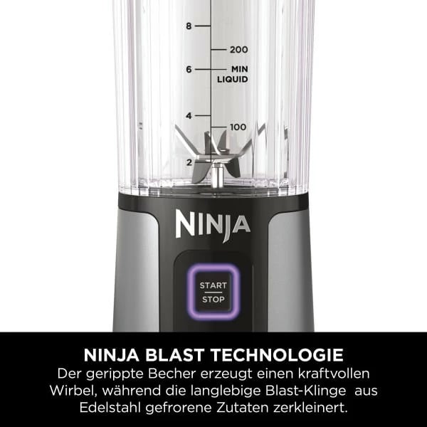 Blender sportiv Ninja Blast, 0.53 L, 14.4 W, i zi