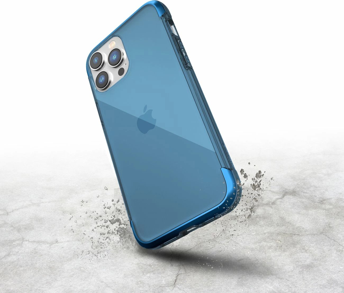 Mbështjellës Raptic X-Doria Air për iPhone 14 Pro Max, i blinduar, Blue