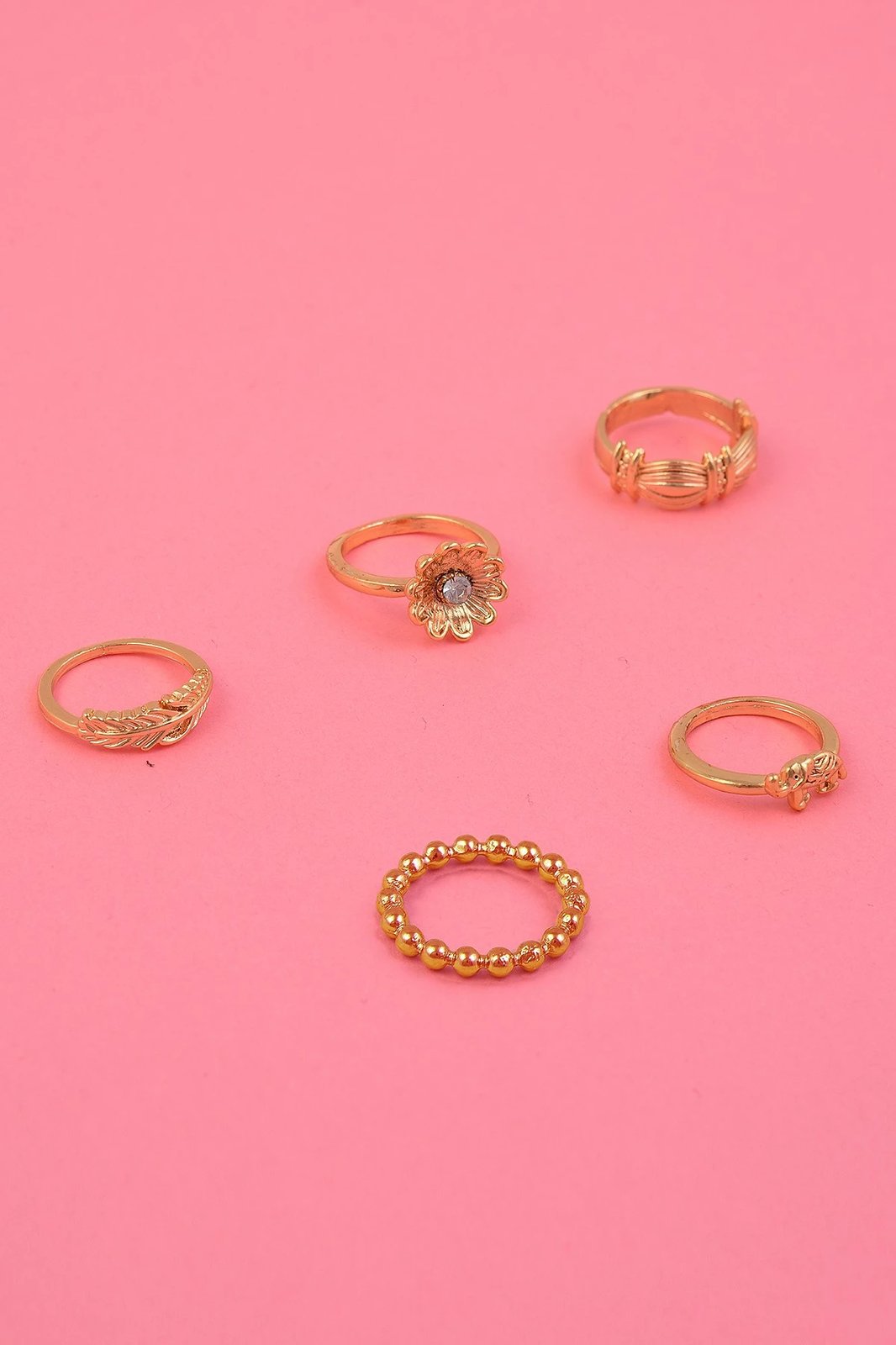 Set unazash ngjyrë ari, Jumeon, 5 copë