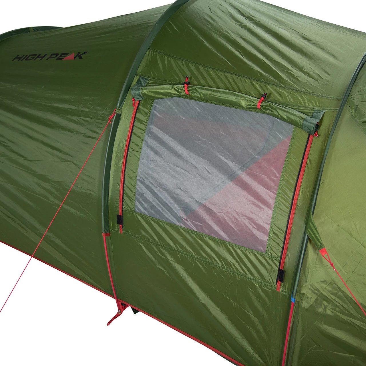 Tendë High Peak për 4 persona, olive dhe e kuqe