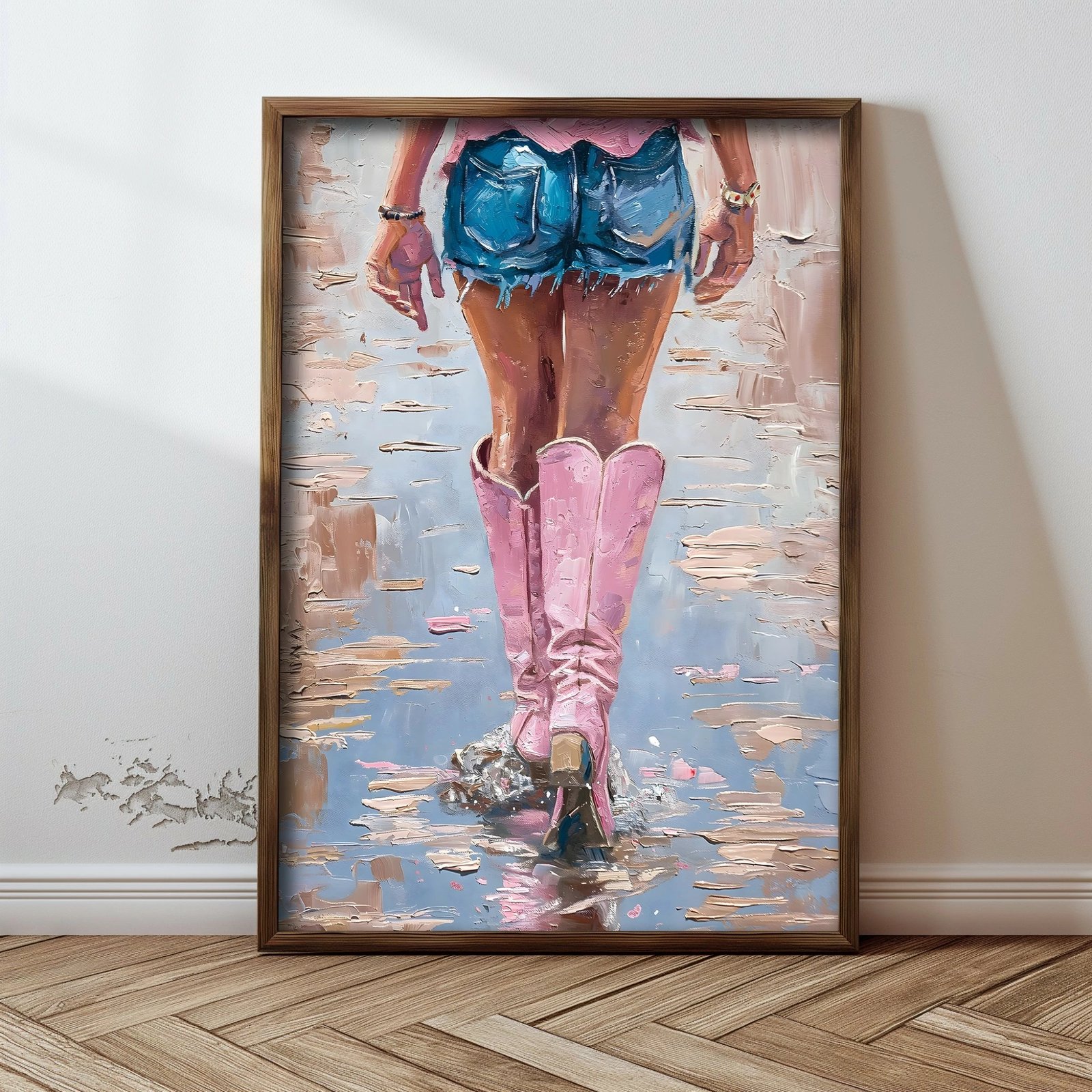 Pikturë dekorative me kornizë MDF, shumëngjyrëshe, Wallity, GE090-L, 35x47x3.5 cm