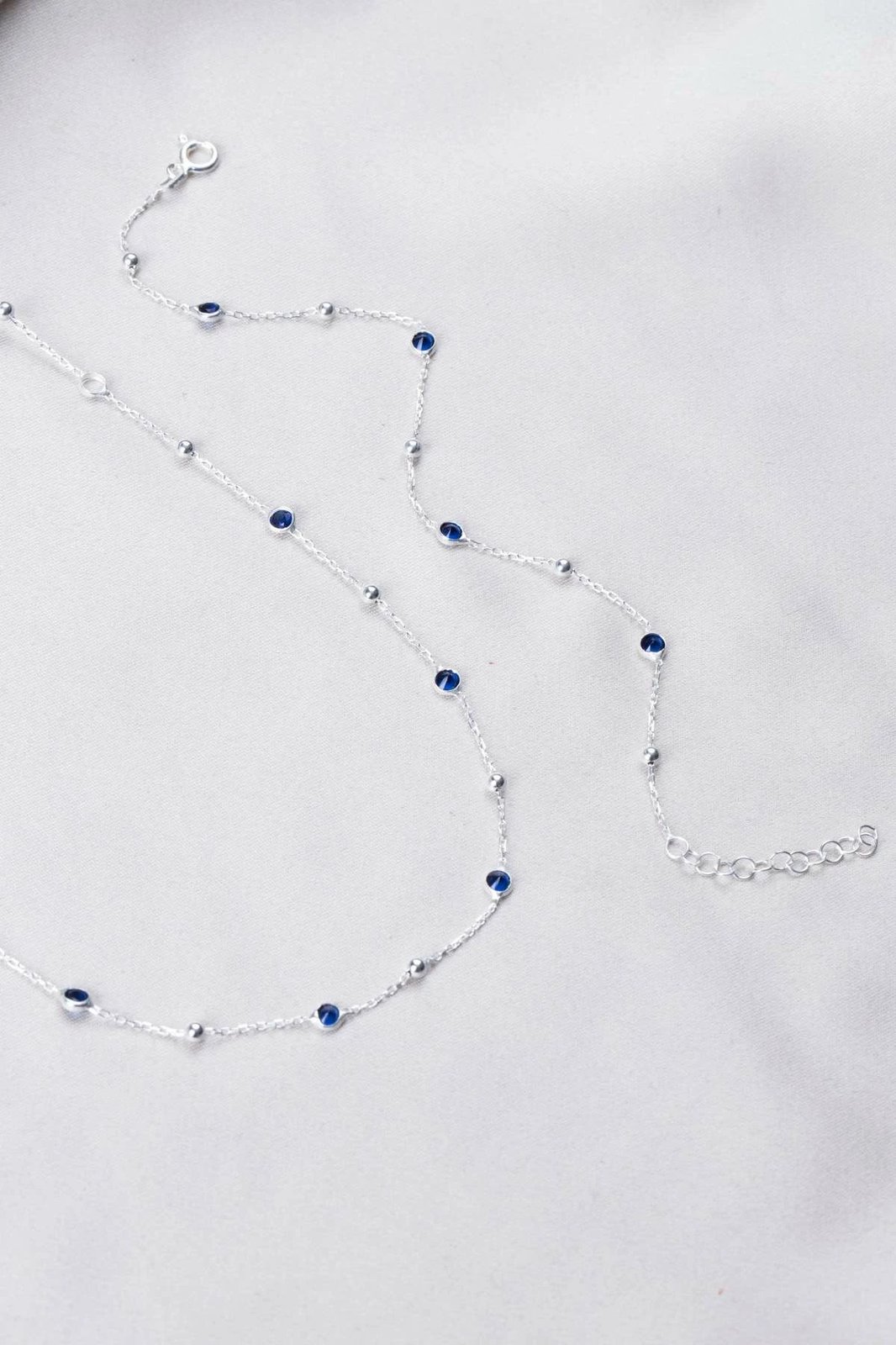 Byzylyk argjendi Jumeon, ngjyrë kaltër e errët, TFNY65233