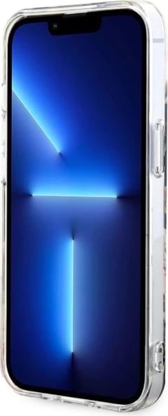 Mbështjellës Guess GUHMP14MHCFWSK për iPhone 14 Plus 6.7", Flower MagSafe, zi